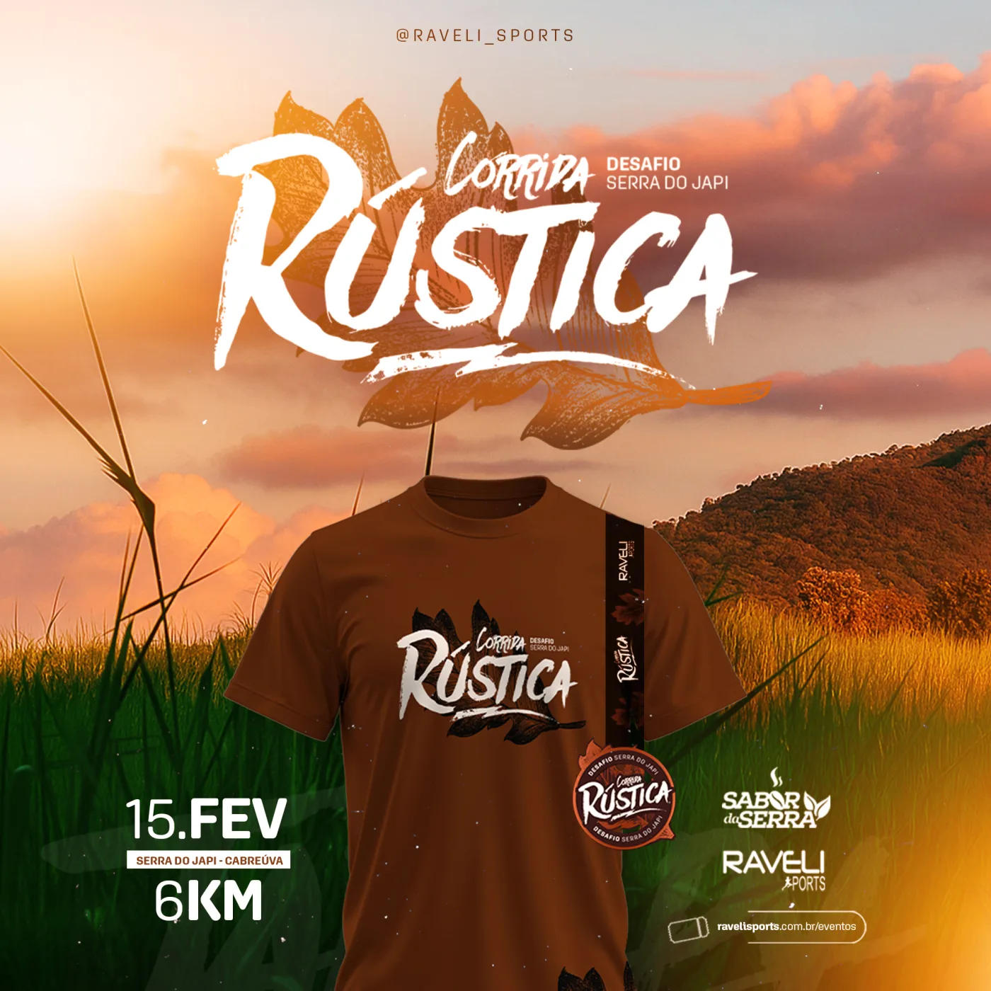 Capa do evento 6º CORRIDA RÚSTICA - CABREÚVA SERRA DO JAPI