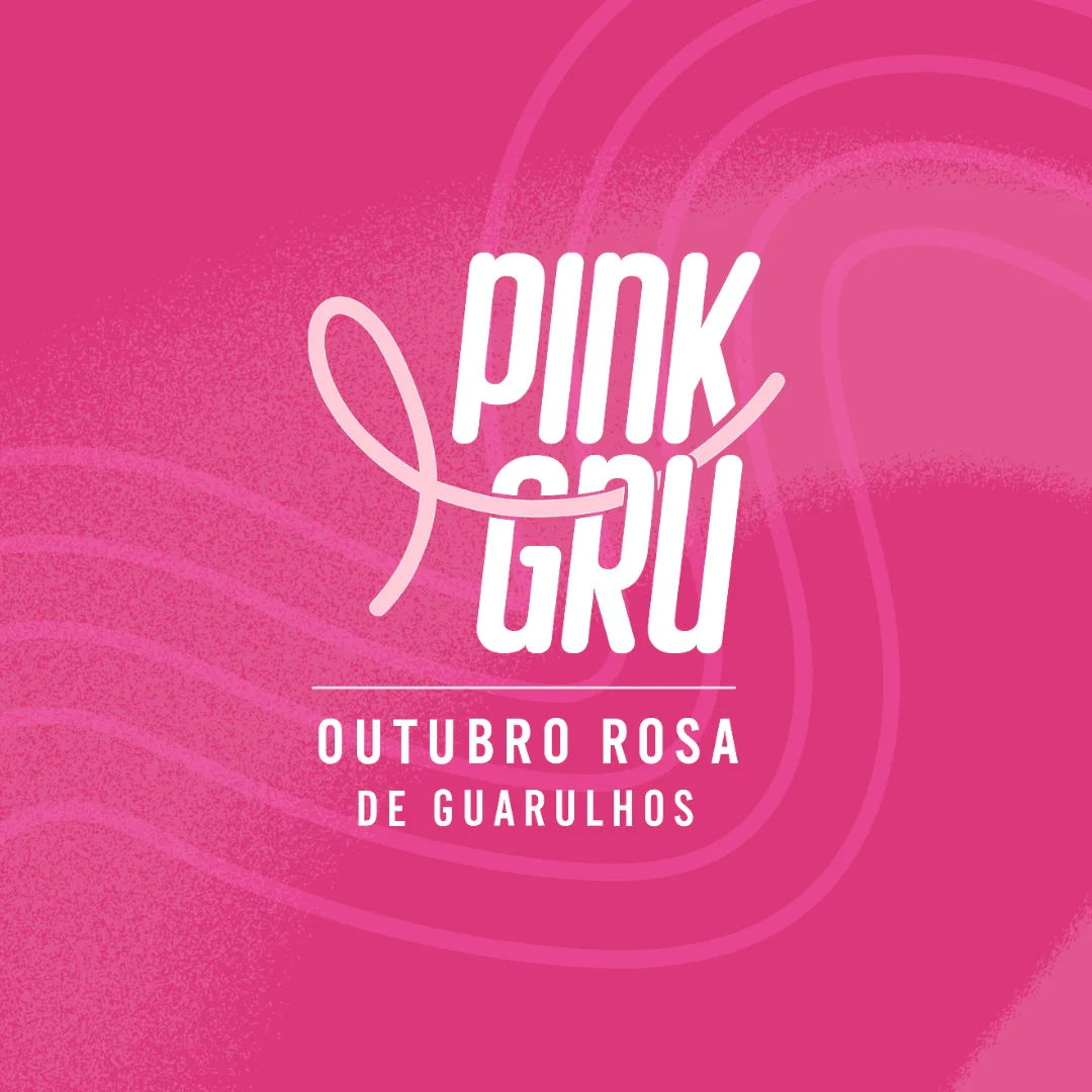 Capa do evento Pink Gru - Outubro Rosa / Guarulhos - 2, 5 e 10 KM