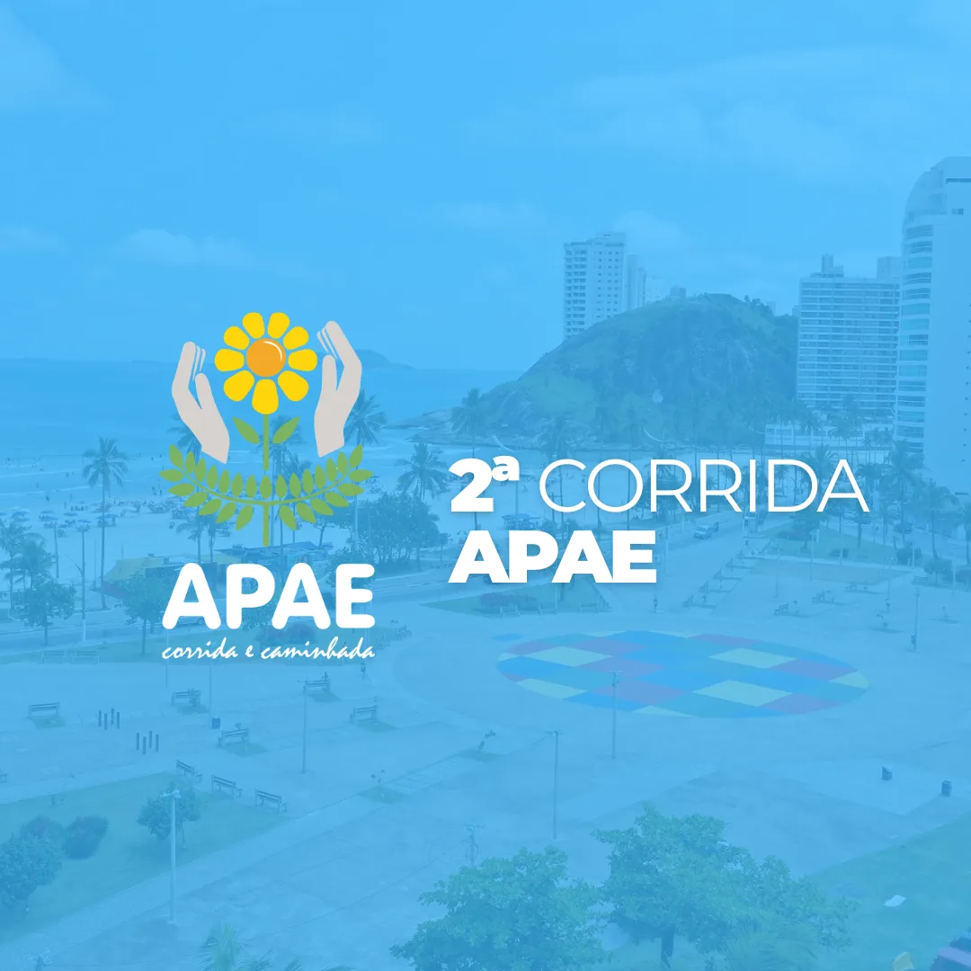 Capa do evento II CORRIDA E CAMINHADA DA APAE 5K GUaRUJA 2025