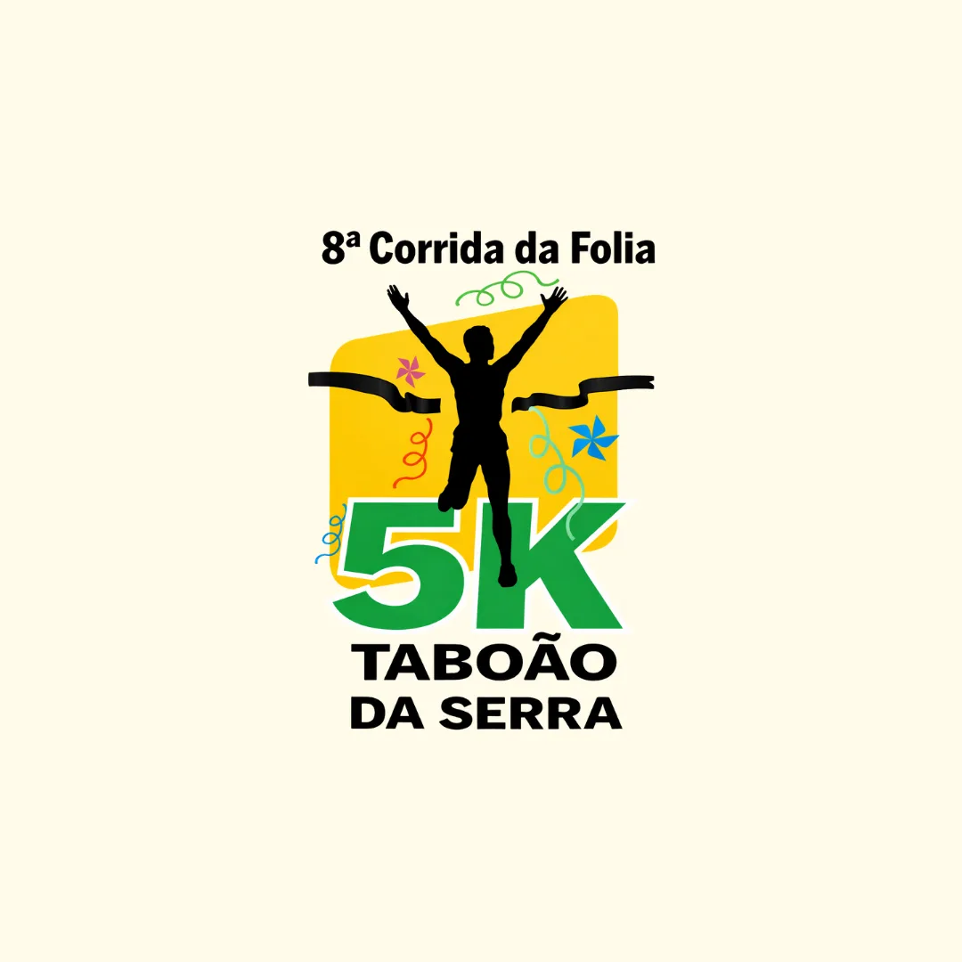 Capa do evento 8ª CORRIDA DA FOLIA DE TABOÃO DA SERRA