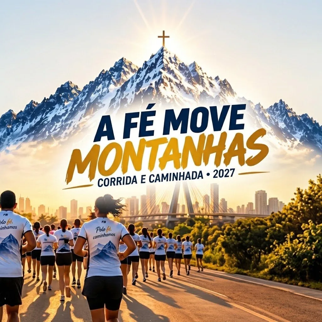 Capa do evento CORRIDA E CAMINHADA FÉ MOVE MONTANHAS 2027