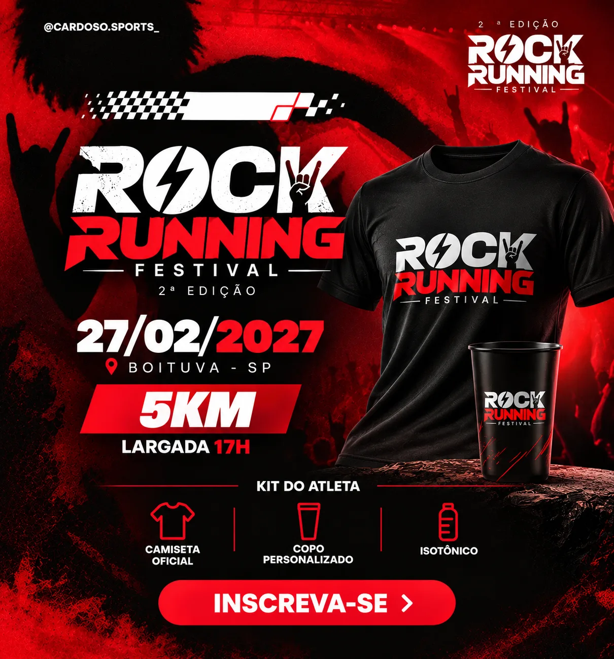 Capa do evento ROCK RUNNING FESTIVAL – BOITUVA 2027