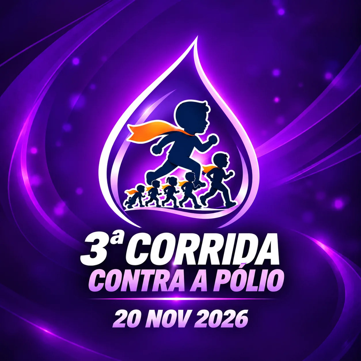 Capa do evento 3ª CORRIDA CONTRA PÓLIO 2026