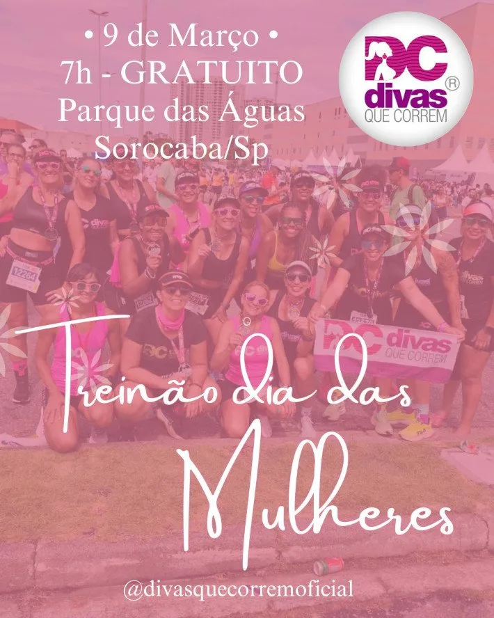 Capa do evento TREINãO DIVAS QUE CORREM