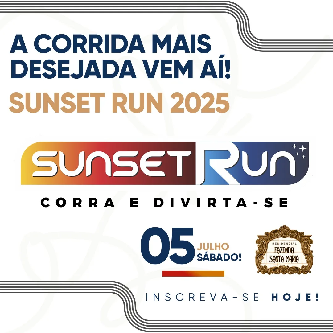 Capa do evento CIRCUITO "SUNSET RUN" - 2025