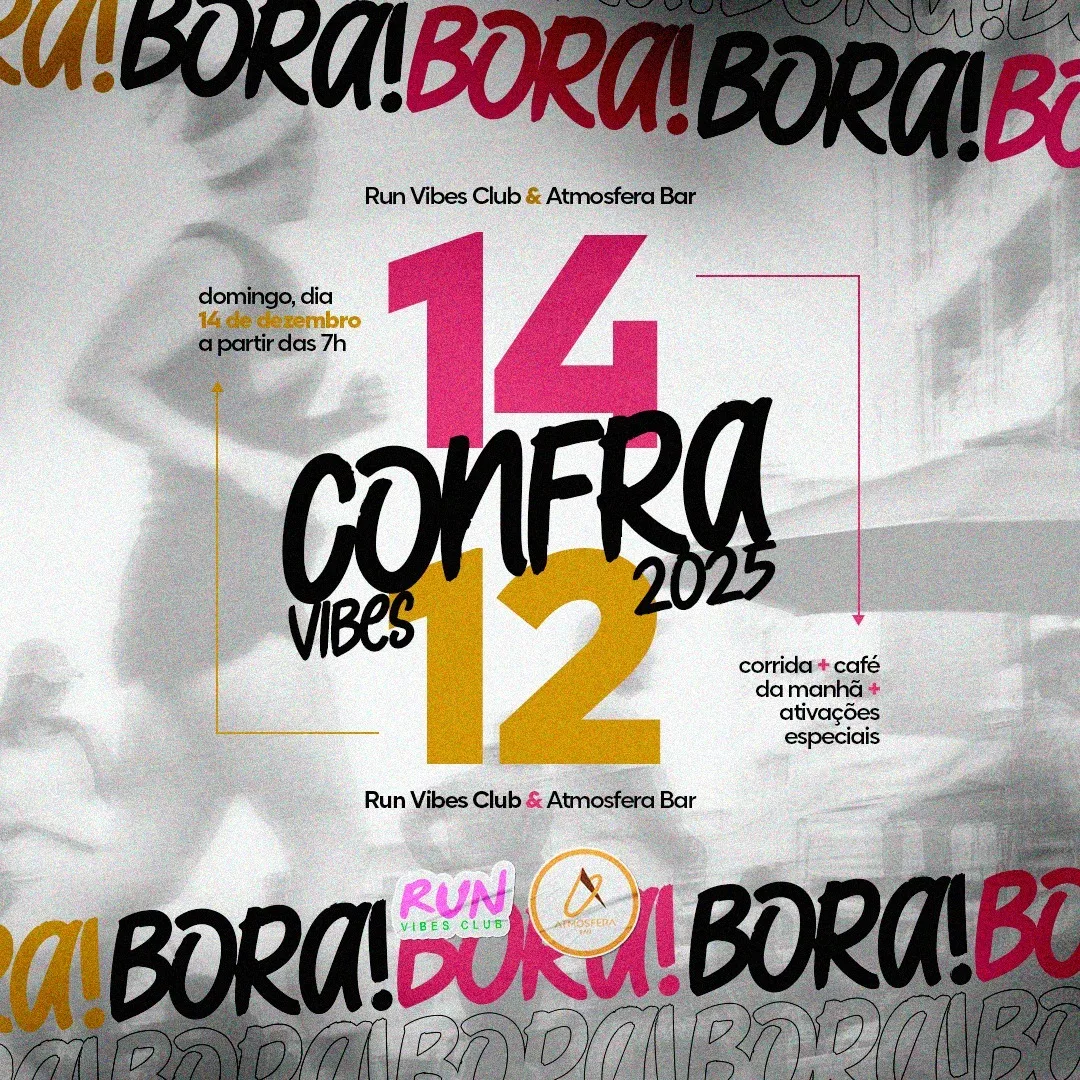 Capa do evento  Run Vibes Confraternização 2025