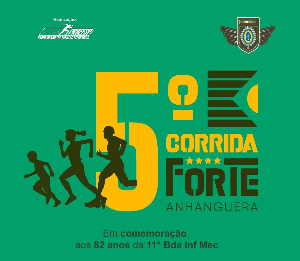 Capa do evento 5º MEIA MARATONA FORTE ANHANGUERA